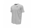 Nike Swim Men's Essential Short Sleeve Hydroguard Top - White