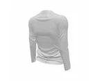 Nike Swim Women's Essential Long Sleeve Hydroguard Top - White