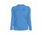 Nike Swim Women's Essential Long Sleeve Hydroguard Top - University Blue