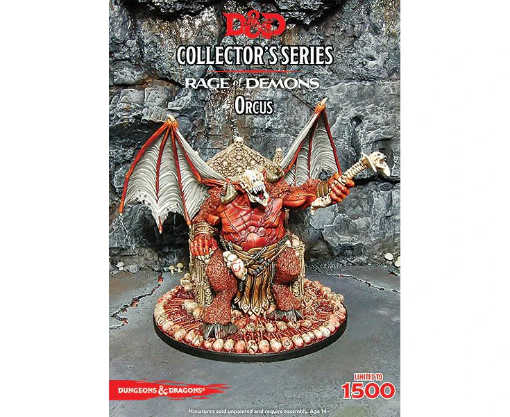 D&d Collectors Series Miniatures Rage Of Demons Demon Lord Orcus