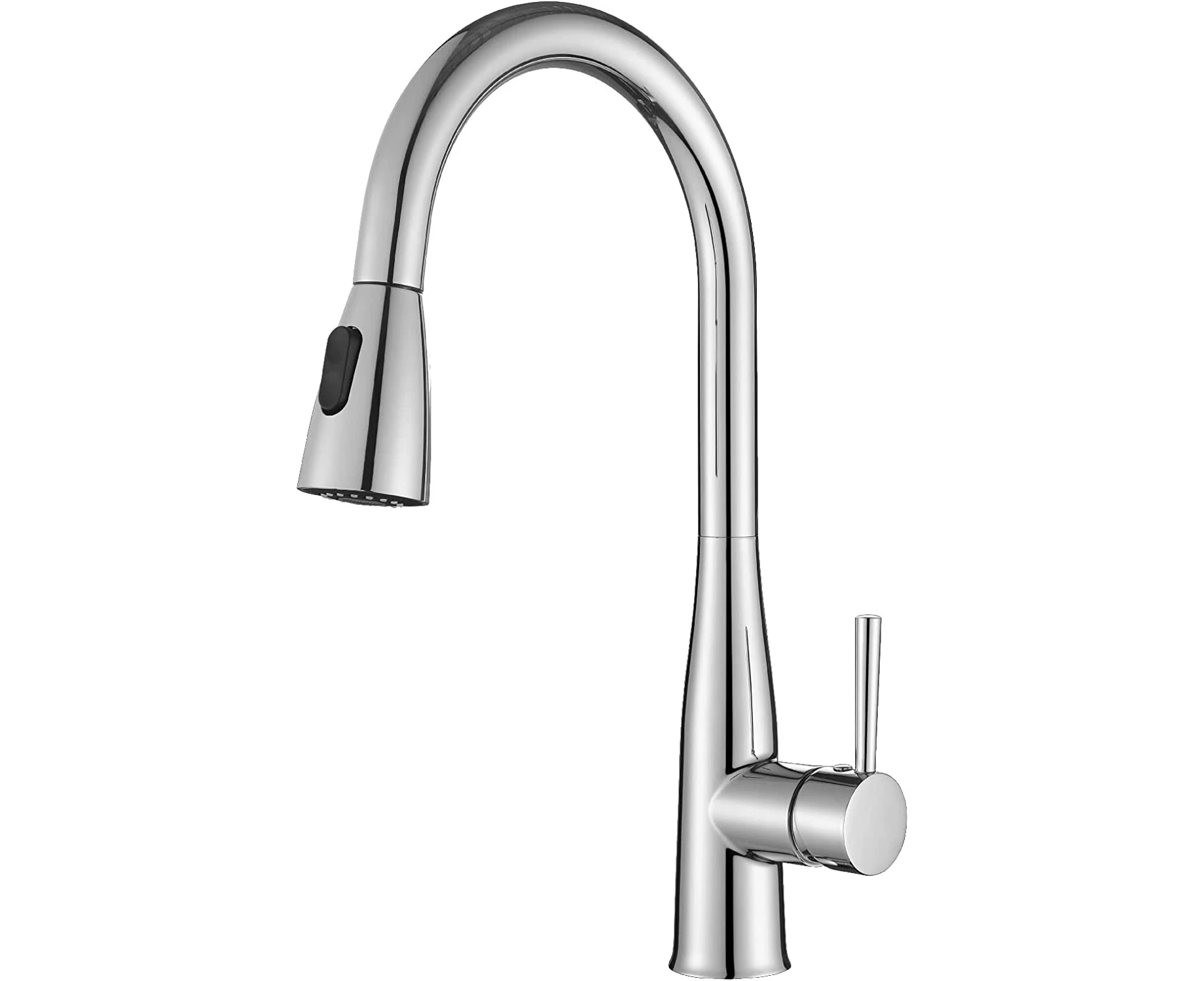 Decaura WELS Pull Out Kitchen Faucet 3 Modes Spout Gooseneck Swivel Laundry Sink Mixer Tap (Chrome)