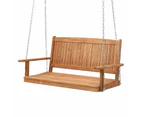 Gardeon Porch Swing Chair With Chain Outdoor Furniture Wooden Bench 2 Seater