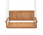 Gardeon Porch Swing Chair With Chain Outdoor Furniture Wooden Bench 2 Seater