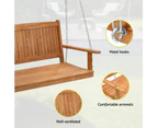 Gardeon Porch Swing Chair With Chain Outdoor Furniture Wooden Bench 2 Seater