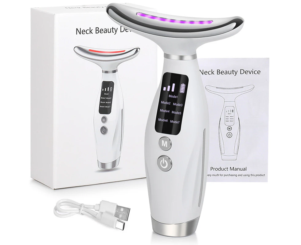 Neck Facial Beauty Device Vibration Massage Face and Neck Personal Care Home Beauty Device Facial Lifting Machine