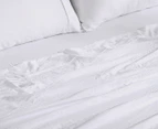 Daniel Brighton Kids Micro Luxe King Single Bed Sheet Set - White