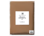 Daniel Brighton Micro Luxe King Single Combo Fitted Sheet Set - Rust