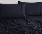 Daniel Brighton Kids Micro Luxe King Single Bed Sheet Set - Navy