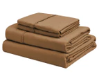 Daniel Brighton Kids Micro Luxe King Single Bed Sheet Set - Rust