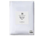 Daniel Brighton Kids Micro Luxe King Single Bed Sheet Set - White