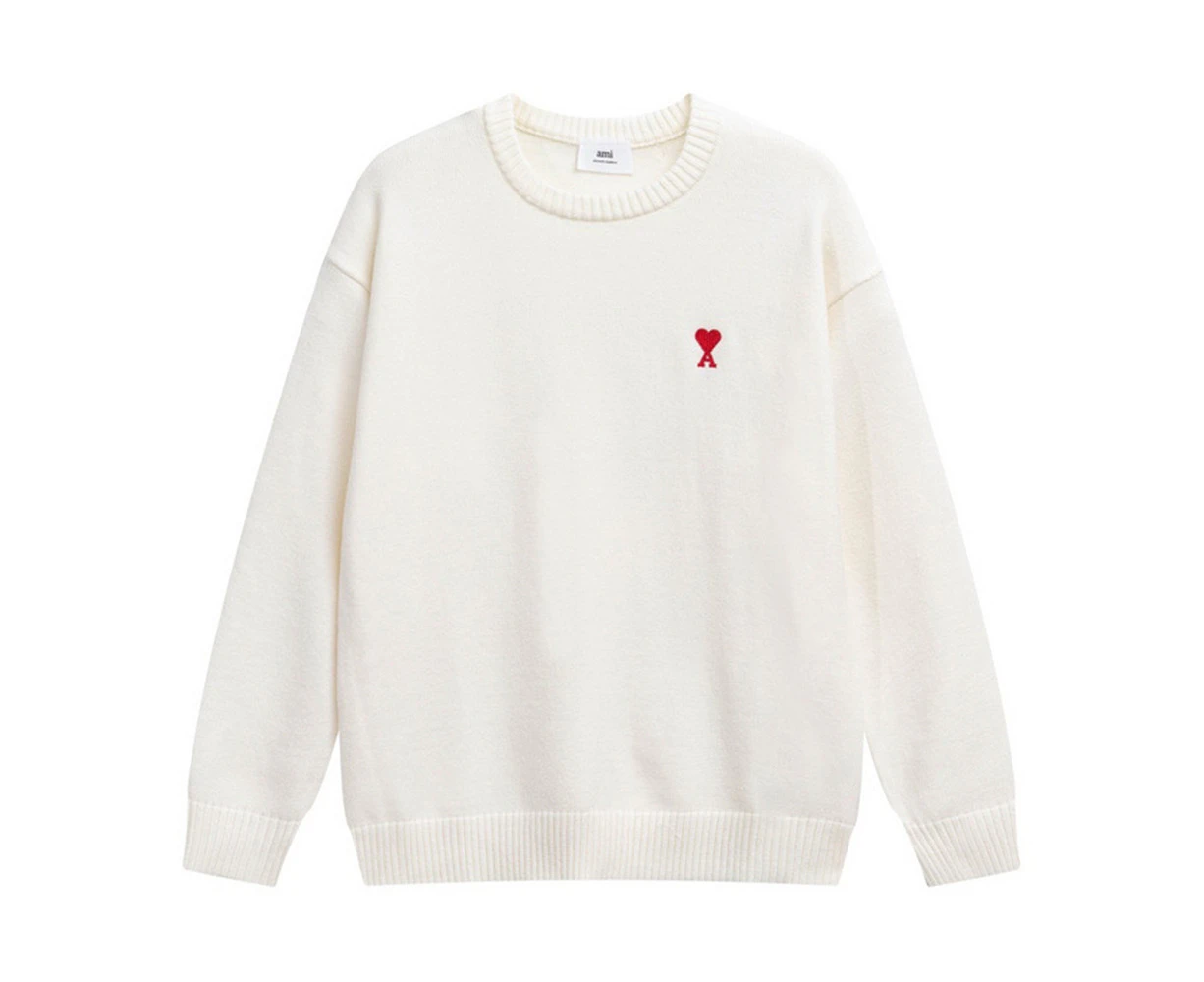 Ami Paris Sweater Crewneck Pullover Jumper Heart