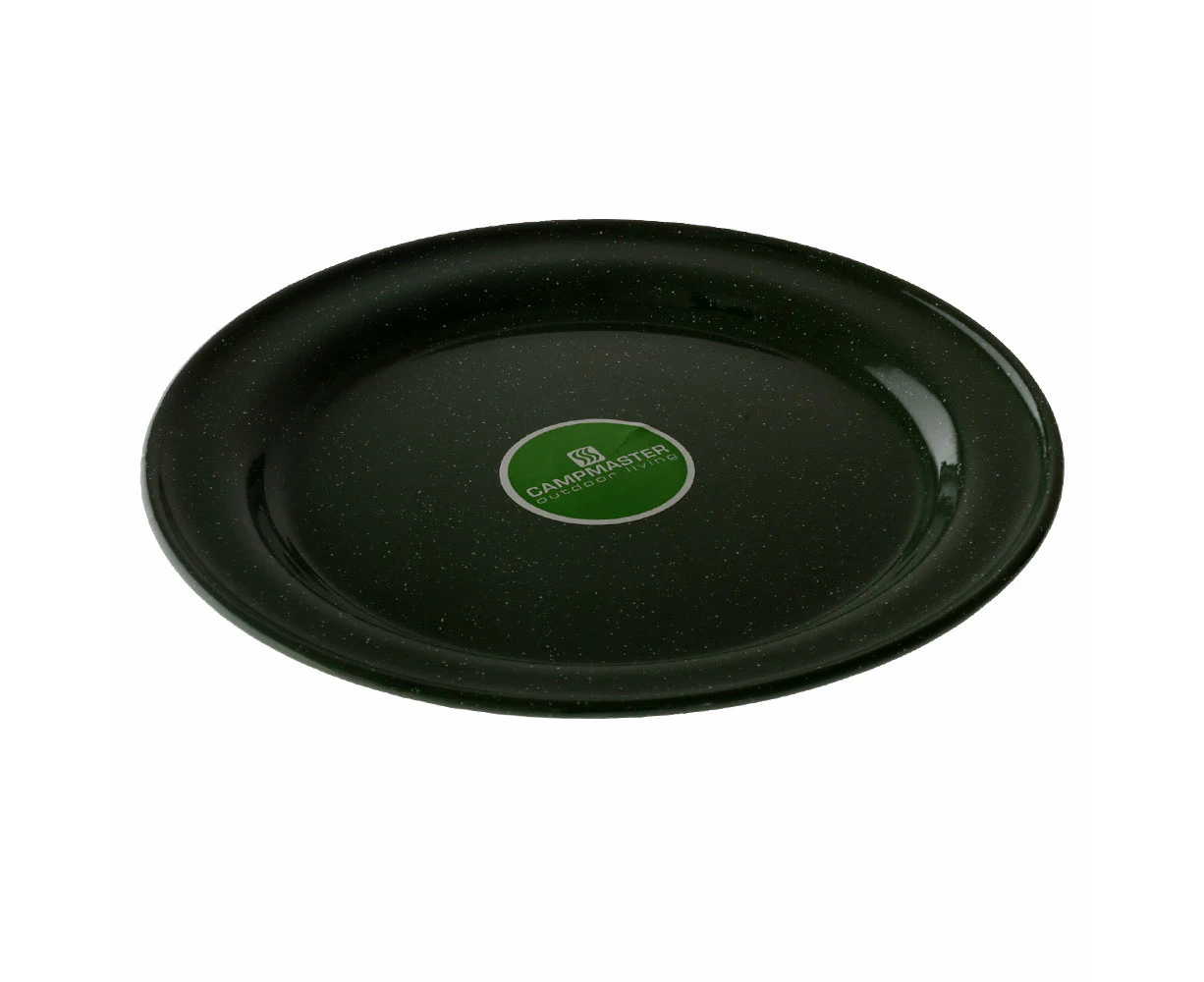 Campmaster Green Enamel Plate 26cm