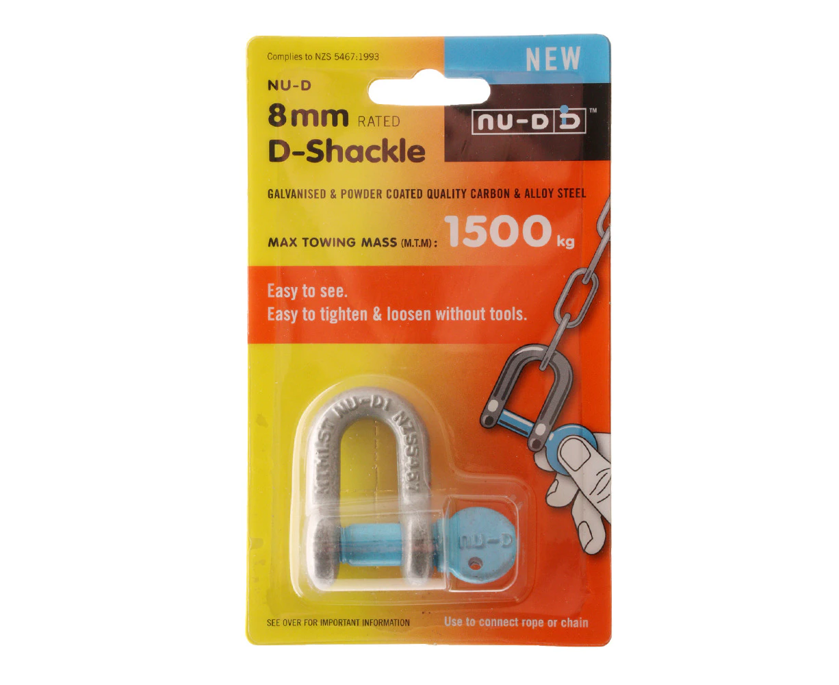 Nu-D Towing D-Shackle 8mm