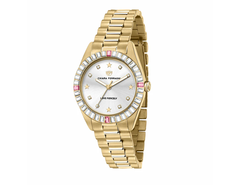 Chiara Ferragni Everyday Rose Baguette 34mm Watch