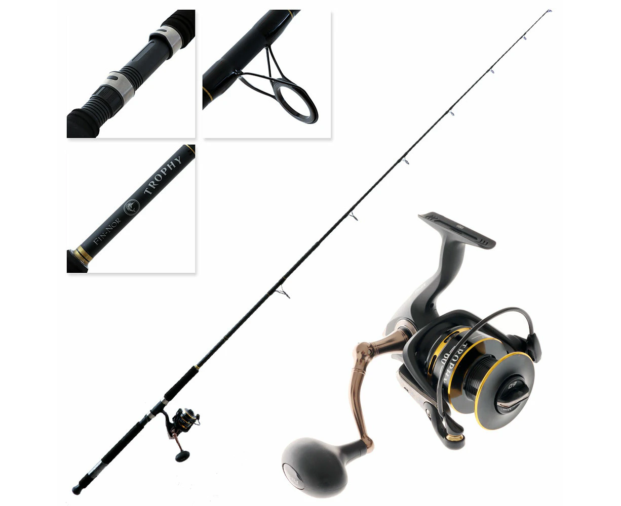 Fin-Nor Trophy 60 Spinning Combo 8ft 12-25lb 2pc