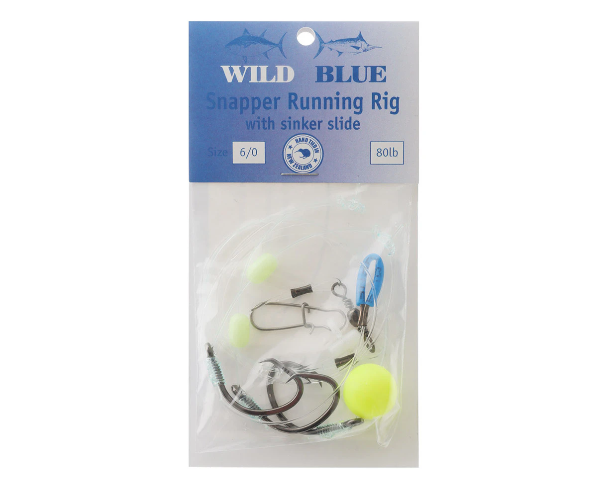 Wild Blue Tackle Snapper Running Rig 6/0