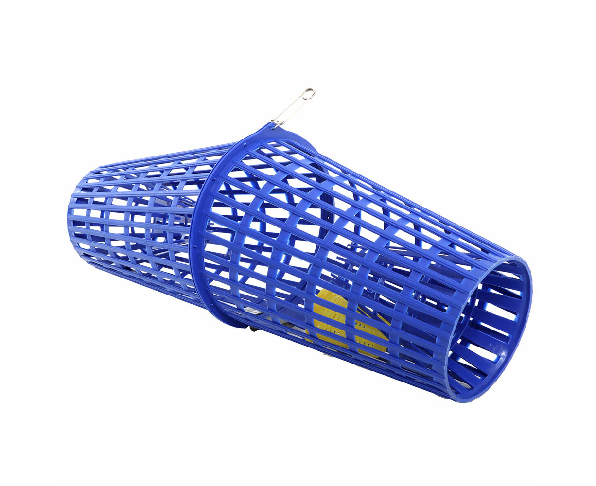 Plastic Crab Prawn and Baitfish Trap 64 x 24cm Blue