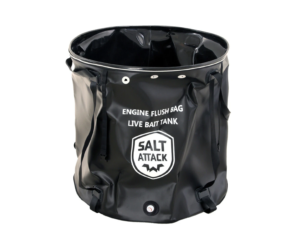 Salt Attack Outboard Motor Flush Bag / Live Bait Tank Medium