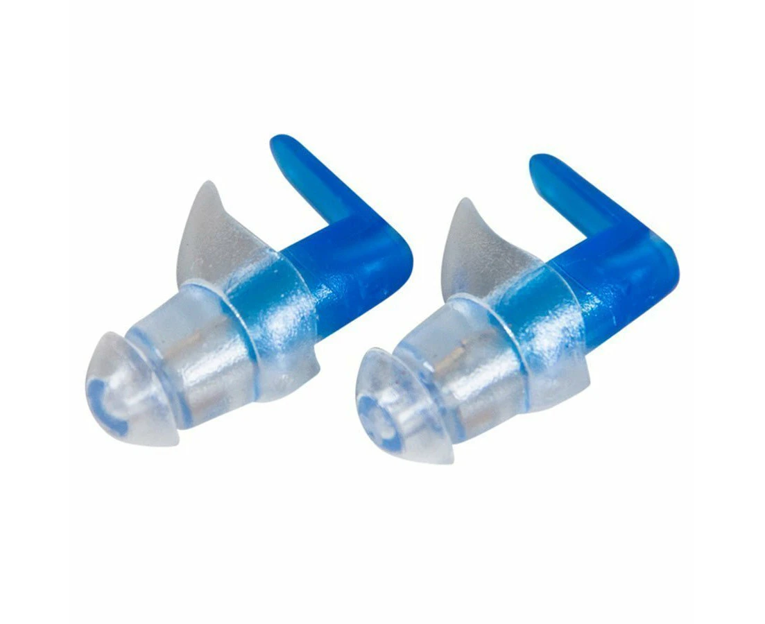 Aqualine Elite Swimming Ear Plugs Blue Qty 2