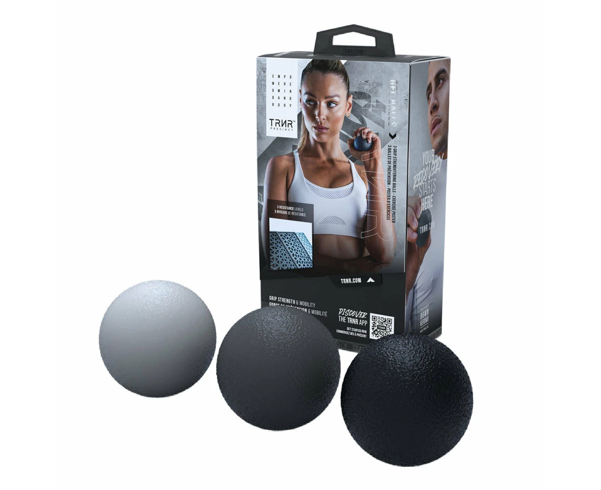 TRNR | Gel Grip Strengthening Balls 3-Pack