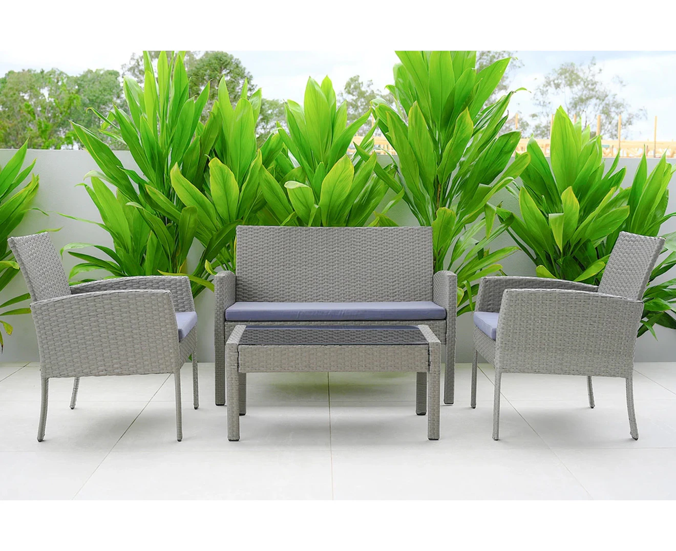 Brighton 4 Piece Outdoor Lounge Setting