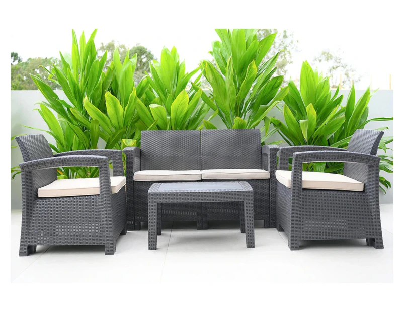 Moreton 4 Piece Outdoor Lounge Setting