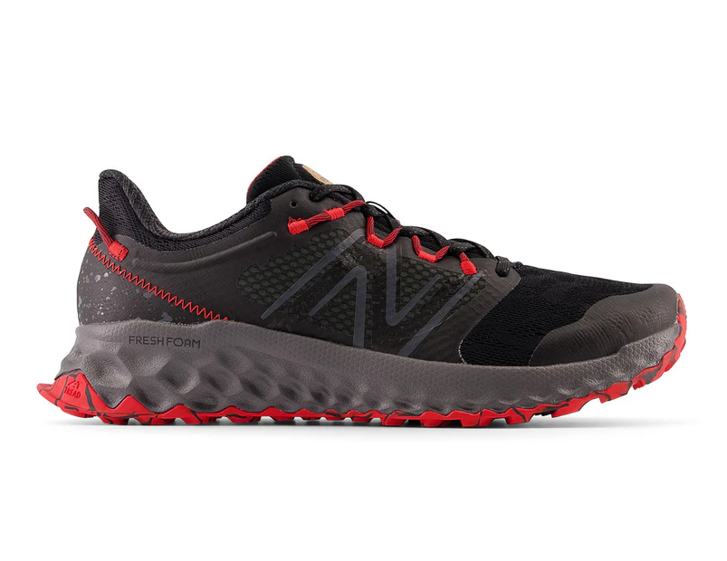 New Balance Men's Fresh Foam Garoé Trail Running Shoes - Black/True Red