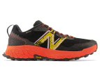 New Balance Men's Fresh Foam X Hierro v7 GORE-TEX Wide Fit Trail Running Shoes - Blacktop/Neon Dragonfly/Hot Marigold