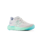 New Balance Girls' Fresh Foam X 880v12 Running Shoes - Light Aluminum/Bright Mint