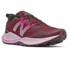 New Balance Women's Nitrel v4 Women's Wide Fit Trail Running Shoes - Garnet/Black