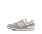 New Balance Youth Girls' 574 Sneakers - Grey/Pink