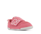 New Balance Toddler Girls' NEW-B Hook & Loop Wide Fit Shoes - Natural Pink/White