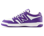 New Balance Men's BB480 Sneakers - White/Prism Purple