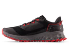 New Balance Men's Fresh Foam Garoé Wide Fit Trail Running Shoes - Black/True Red