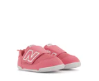 New Balance Toddler Girls' NEW-B Hook & Loop Wide Fit Shoes - Natural Pink/White