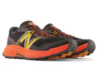 New Balance Men's Fresh Foam X Hierro v7 GORE-TEX Wide Fit Trail Running Shoes - Blacktop/Neon Dragonfly/Hot Marigold