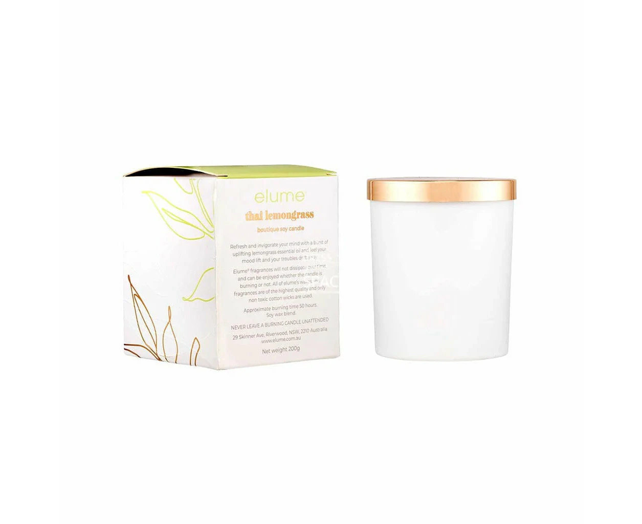 Elume Thai Lemongrass Petite Soy Candle