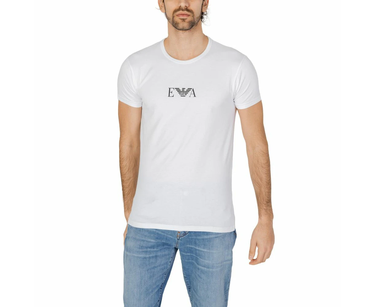 Emporio Armani Underwear White Cotton T Shirt