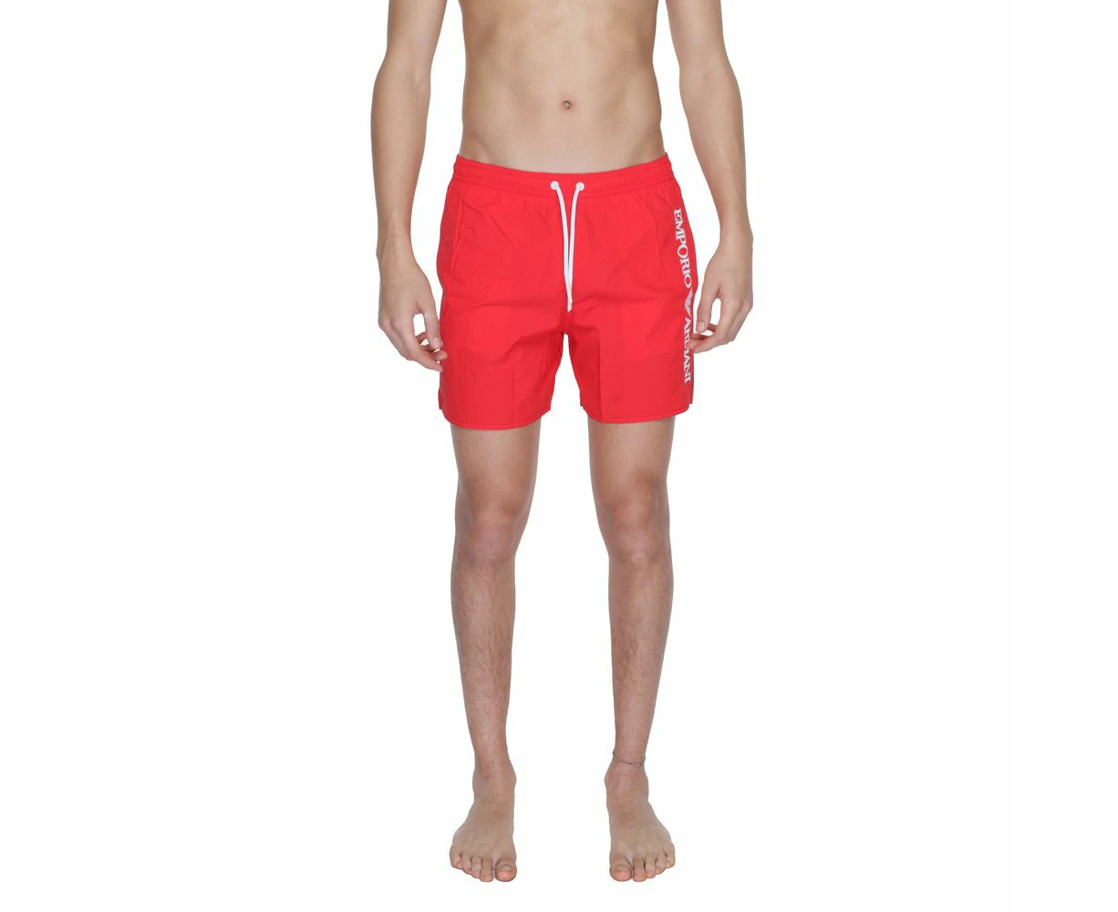 Emporio Armani Underwear Red Polyamide Swimwear