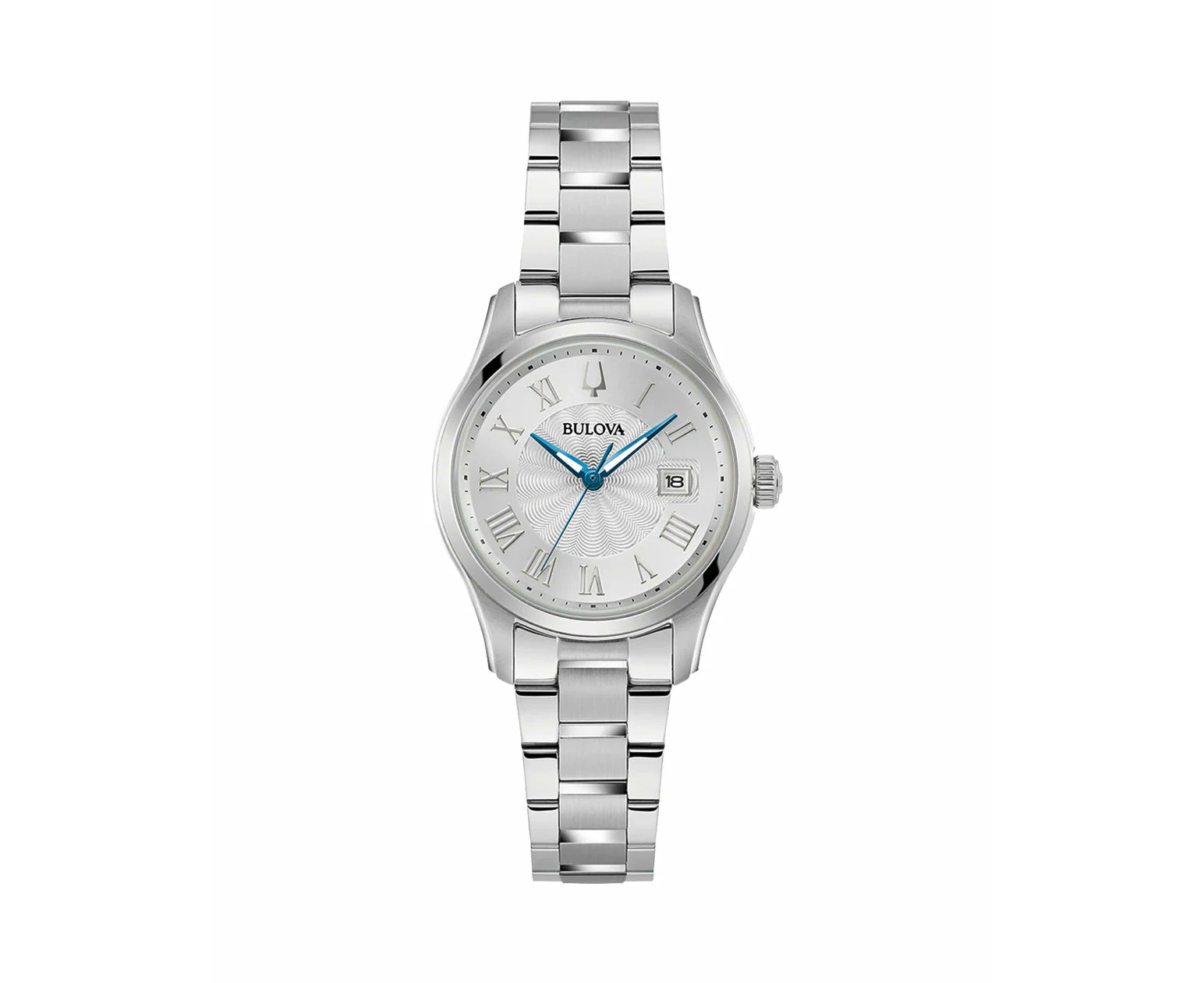 Bulova Elegant Silver Tone Women's Stainless Steel Watch 96M162