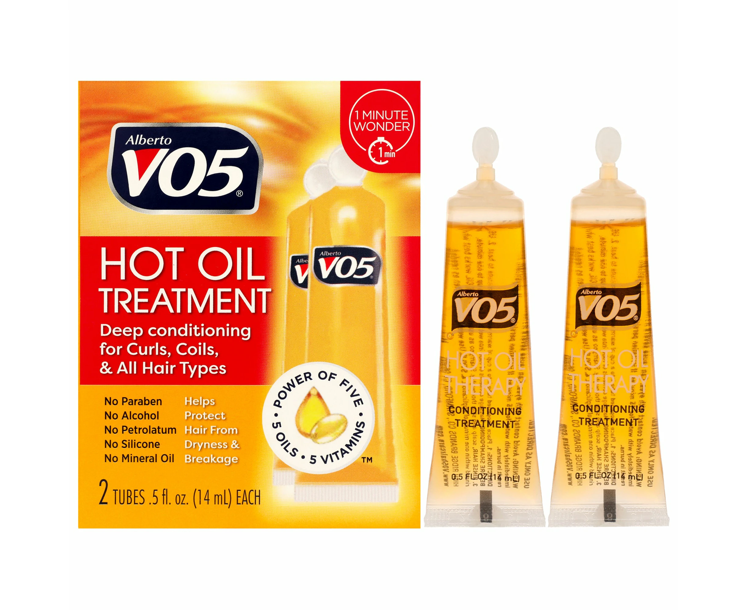 Alberto VO5 Moisturizing Hot Oil Treatment by Alberto VO5 for Unisex - 0.5 oz Treatment