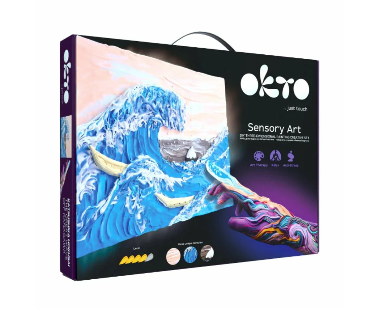 Okto Big Wave In Kanawaga Sensory Art Creative Set