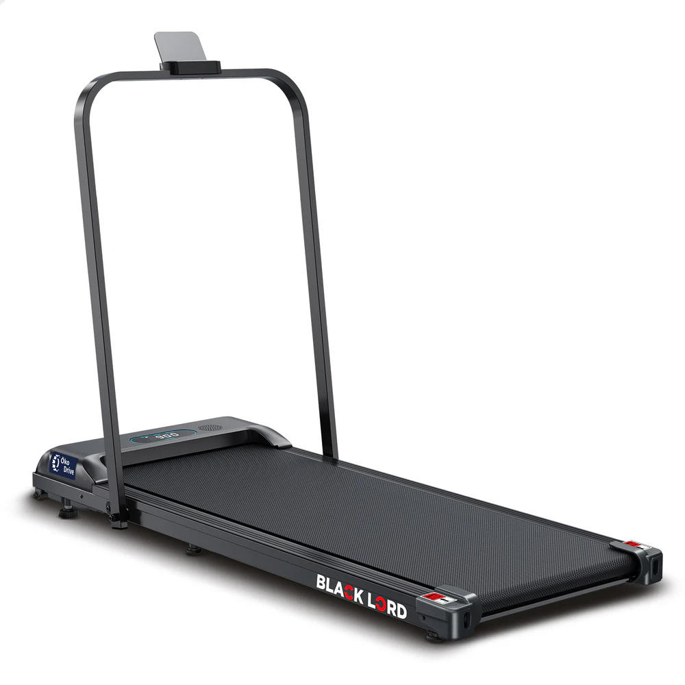 BLACK LORD Treadmill Electric Walking Pad Home Fitness Foldable w/ Smart Watch