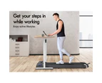 BLACK LORD Treadmill Electric Walking Pad Home Fitness Foldable w/ Smart Watch