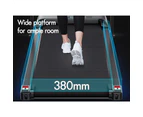 BLACK LORD Treadmill Electric Walking Pad Home Fitness Foldable w/ Smart Watch