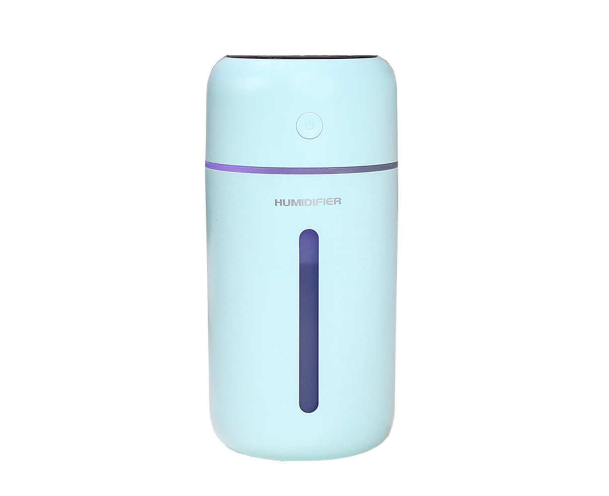 Mini Luftbefeuchter 300ml, Humidifier Wiederaufladbarer mit 1200 mAh Batterie, Automatischer Abschaltung und Nachtlichtfunktion, für Auto/ Büro/