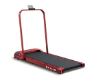 BLACK LORD Treadmill Electric Walking Pad Home Fitness Foldable Red w/ Smart Watch