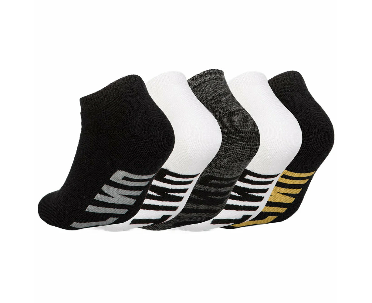 Unit | Mens Essential No Show Bamboo Socks 5 Pack (Multi)