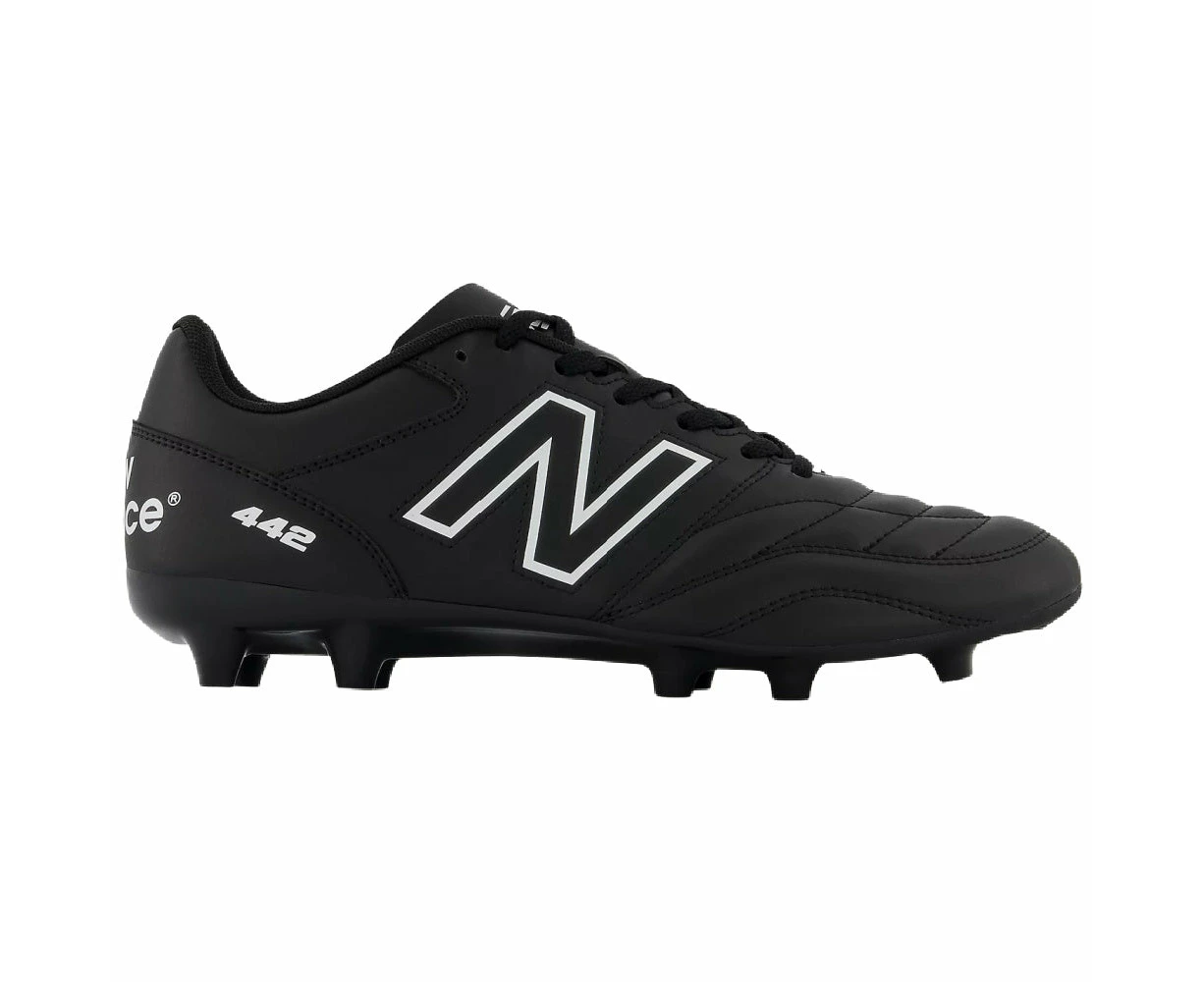 New Balance | Mens 442 V2 Academy Firm Ground Football/Soccer Boots  (Black/White) - 11.5