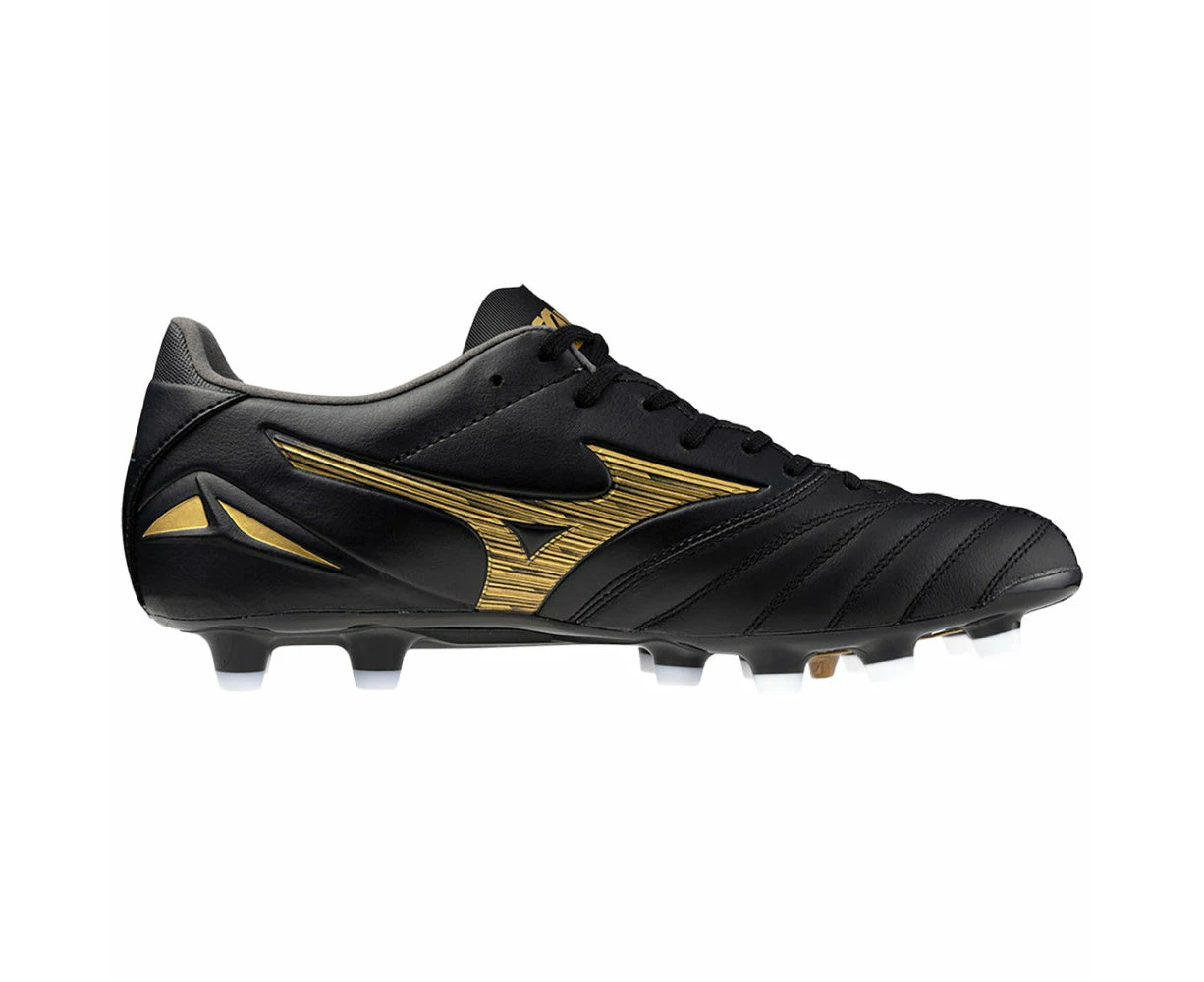 Mizuno | Mens Morelia Neo IV Pro Firm Ground (Black/Gold) - 8.5